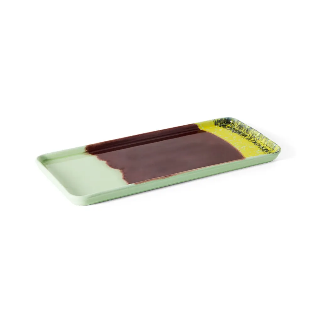 HK Living 70s Ceramics Cake Schaal Cherry