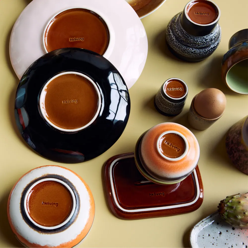 HK Living 70s Ceramics Eierdop Island 4 st.