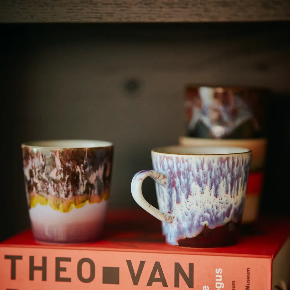 HK Living 70s Ceramics Koffiekop Blast