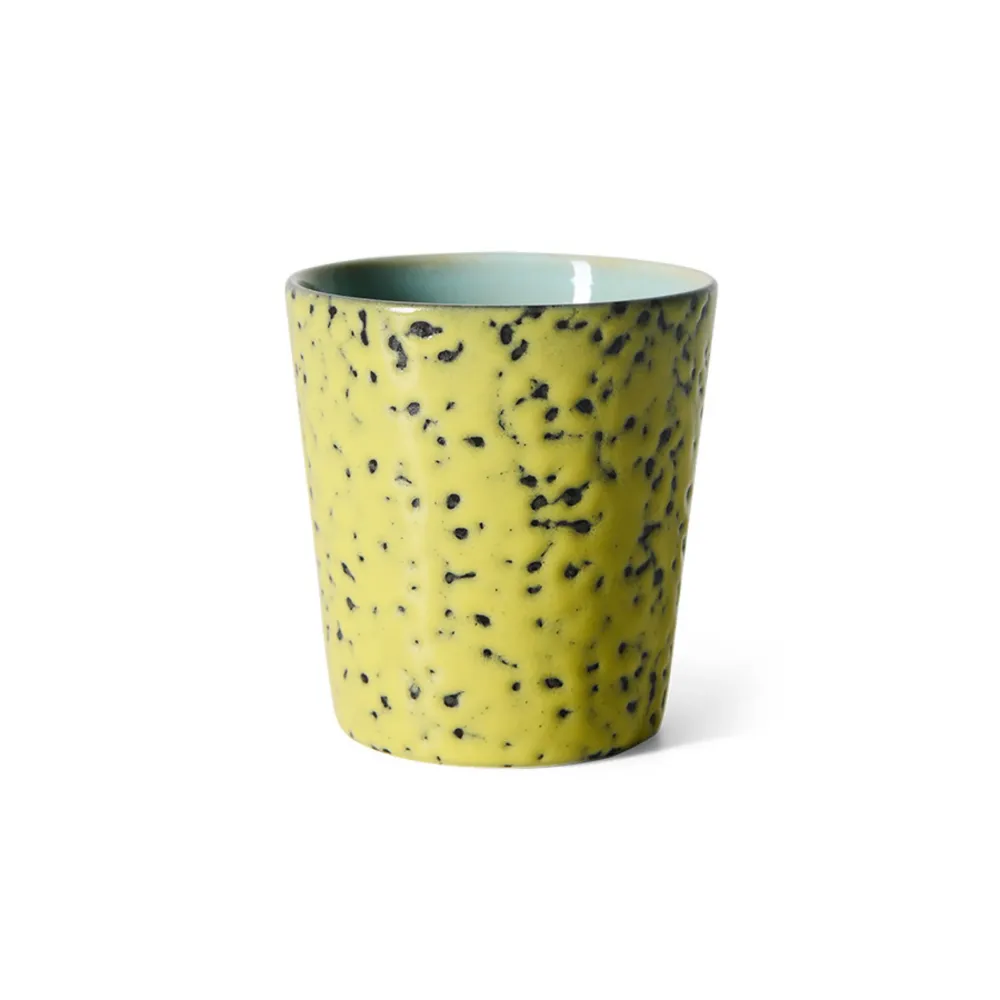 HK Living 70s Ceramics Koffiekop Corn