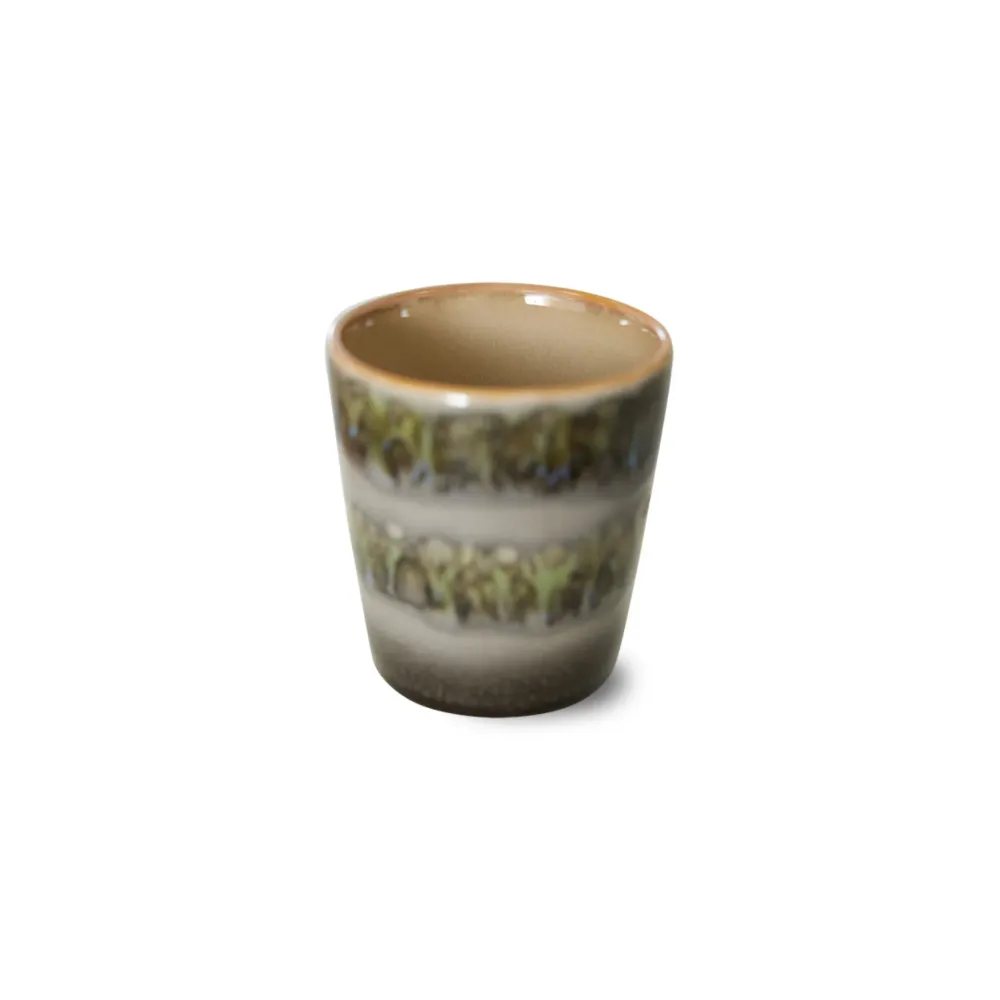 HK Living 70s Ceramics Koffiekop Fern