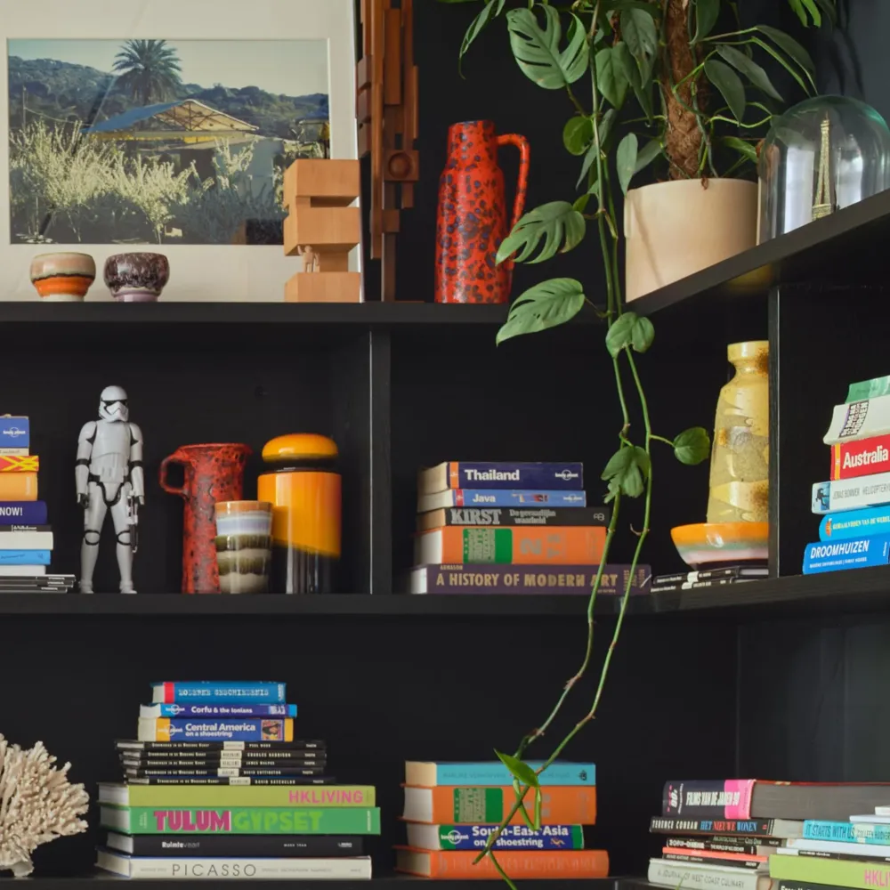 HK Living 70s Ceramics Koffiekop Fern