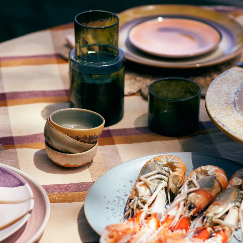 HK Living 70s Ceramics XS Kom Marine 4 st.