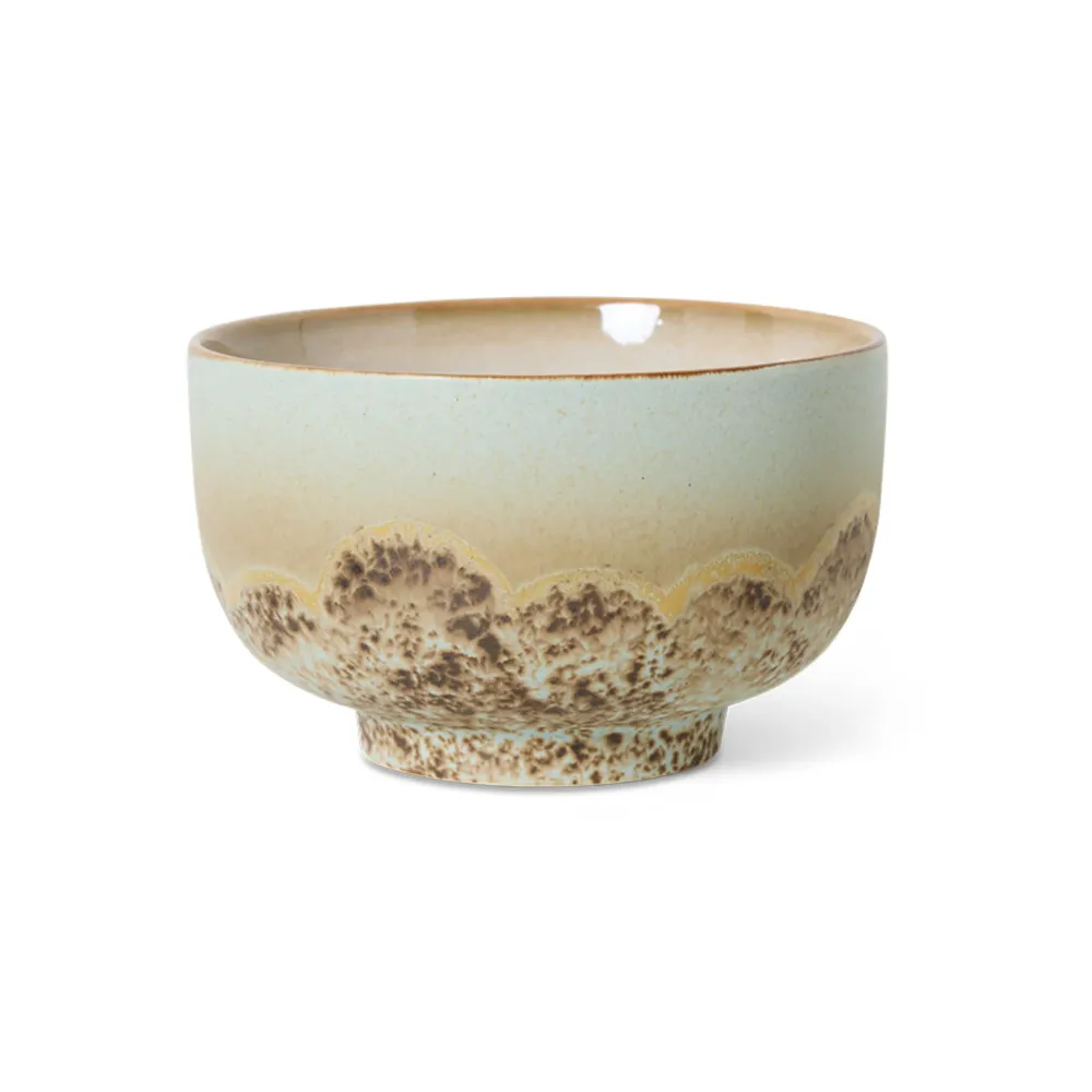 HK Living 70s Ceramics Noodle Kom Shell D13