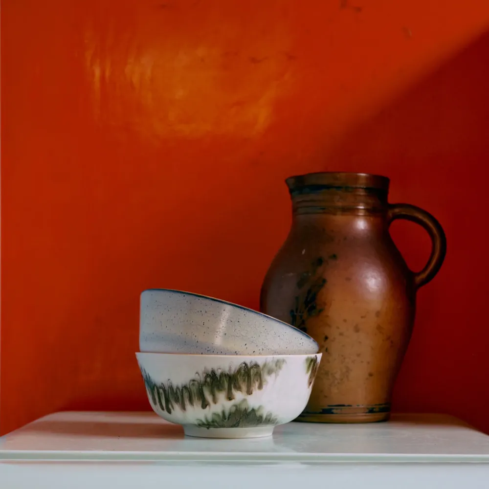 HK Living 70s Ceramics Ramen Kom Minimalist 2 st.