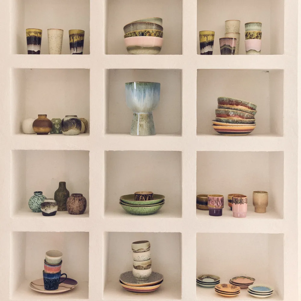 HK Living 70s Ceramics Vaasjes Pursuit 5 st.