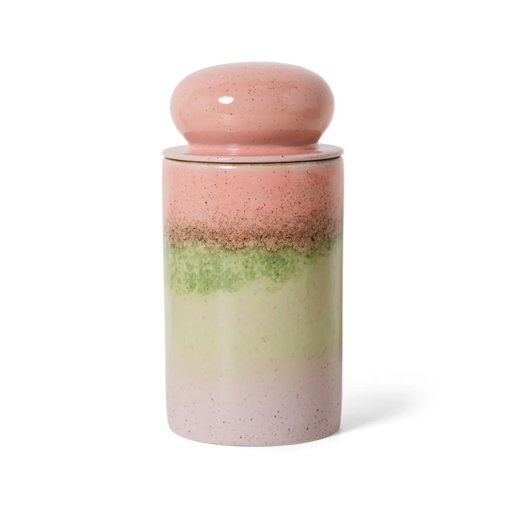 HK Living 70s Ceramics Voorraadpot Glaze