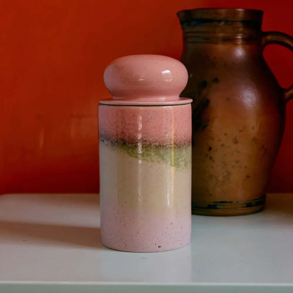 HK Living 70s Ceramics Voorraadpot Glaze
