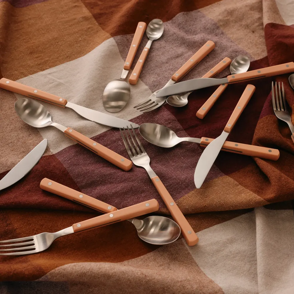 HK Living 70s Cutlery Tafellepel Perzik