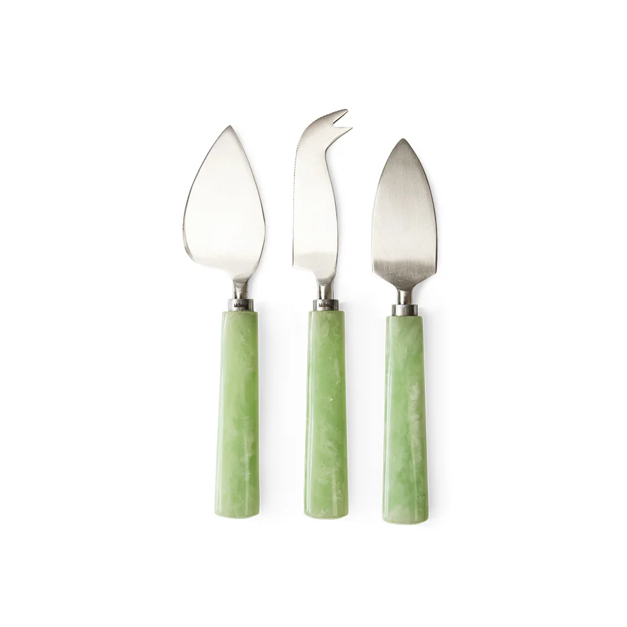 HK Living Cheese knife set Sage