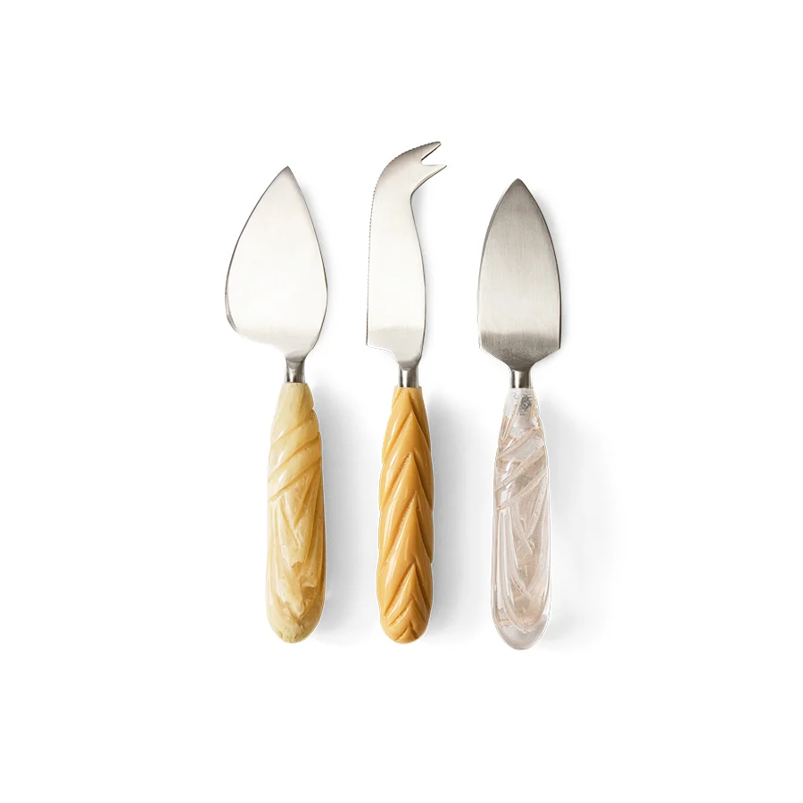 HK Living Cheese knife set Sage