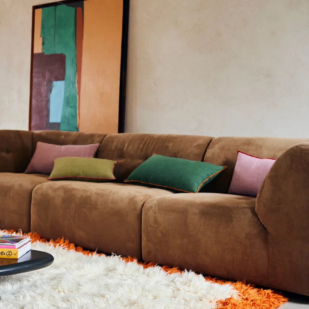 HK Living Kussen Country House Groen 60/35