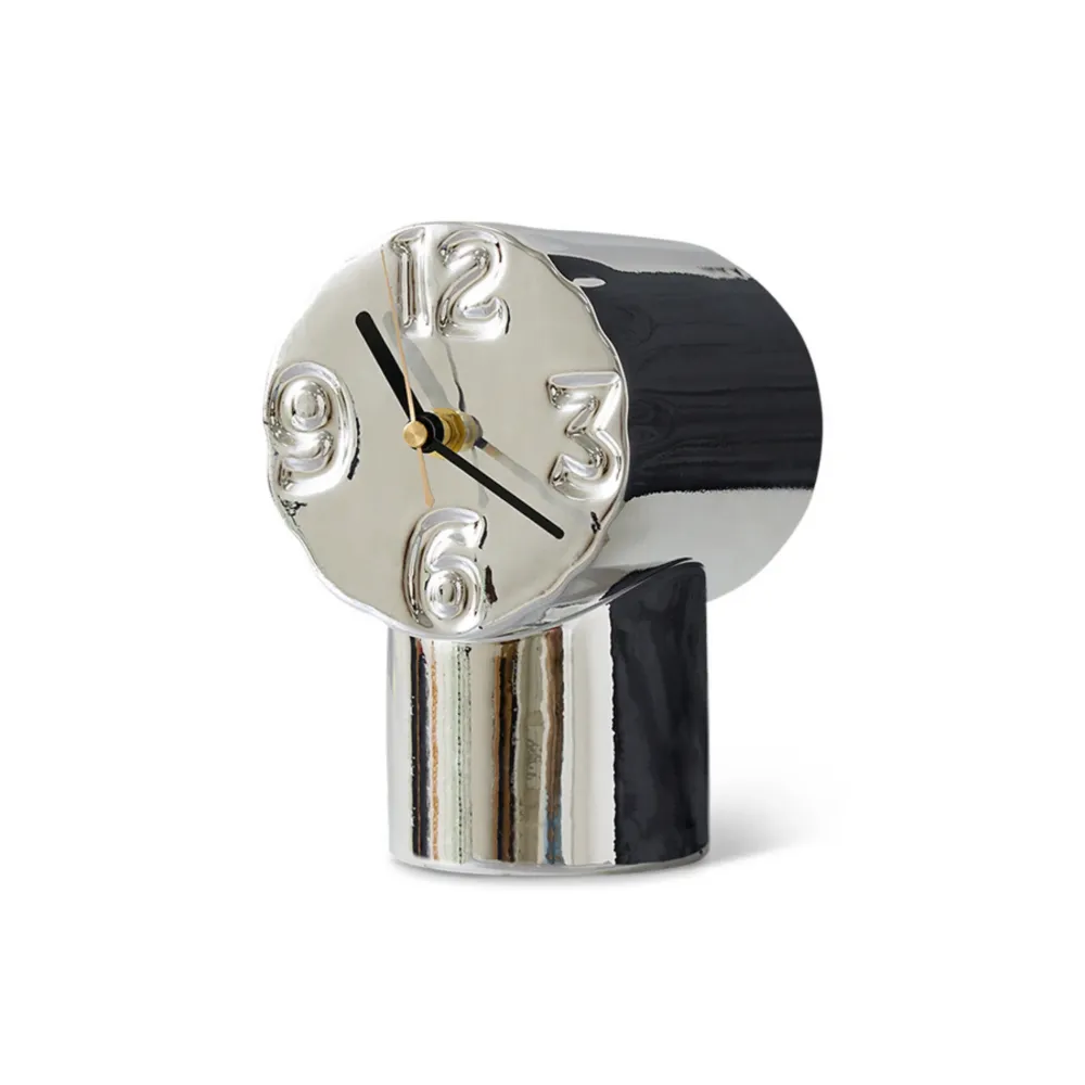HK Living Retro Klok Chrome