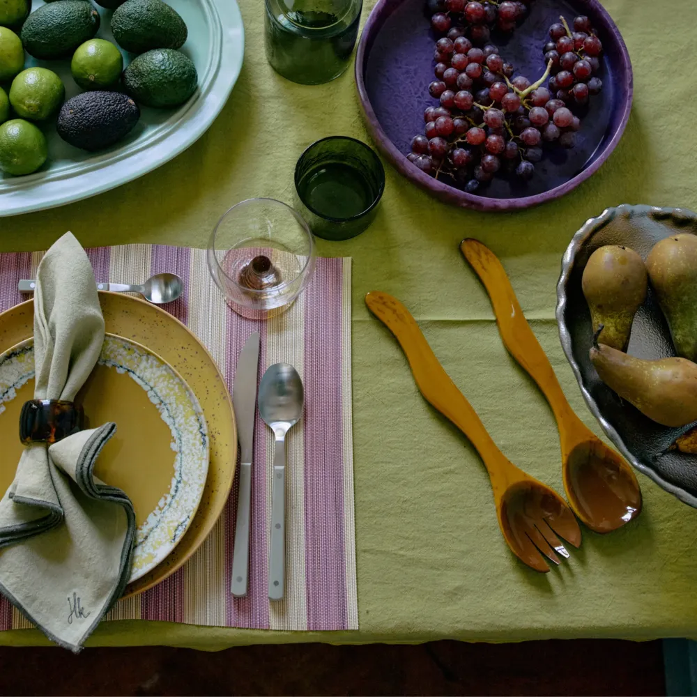 HK Living Saladebestek Ochre 2 st.