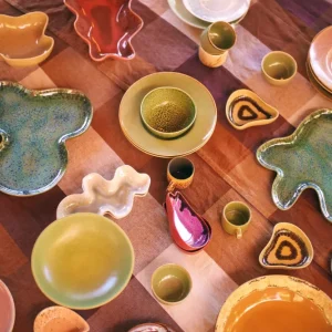 HK Living Shell Ceramics plates & bowls Shell
