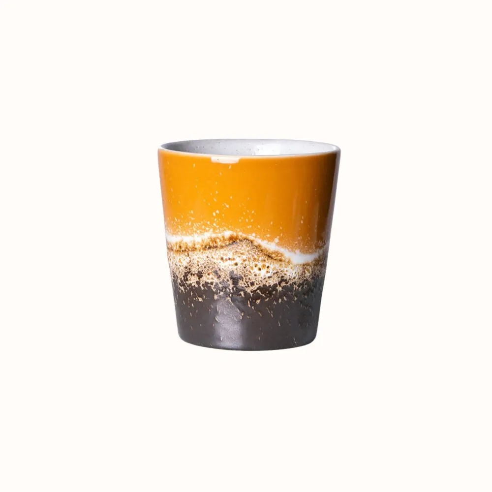 70s ceramics koffie mok fire HKliving