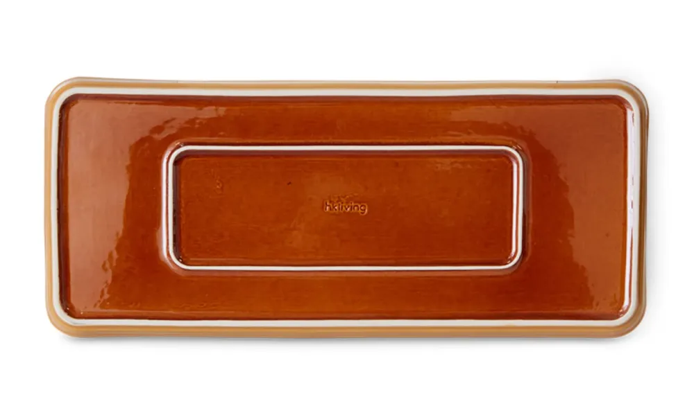 HKliving Schaal 70s ceramics Plateau Cake Tray Sunbeam