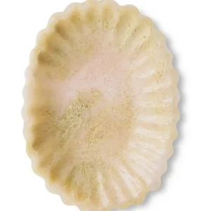 HKliving Schaal new classics resin tray ivory