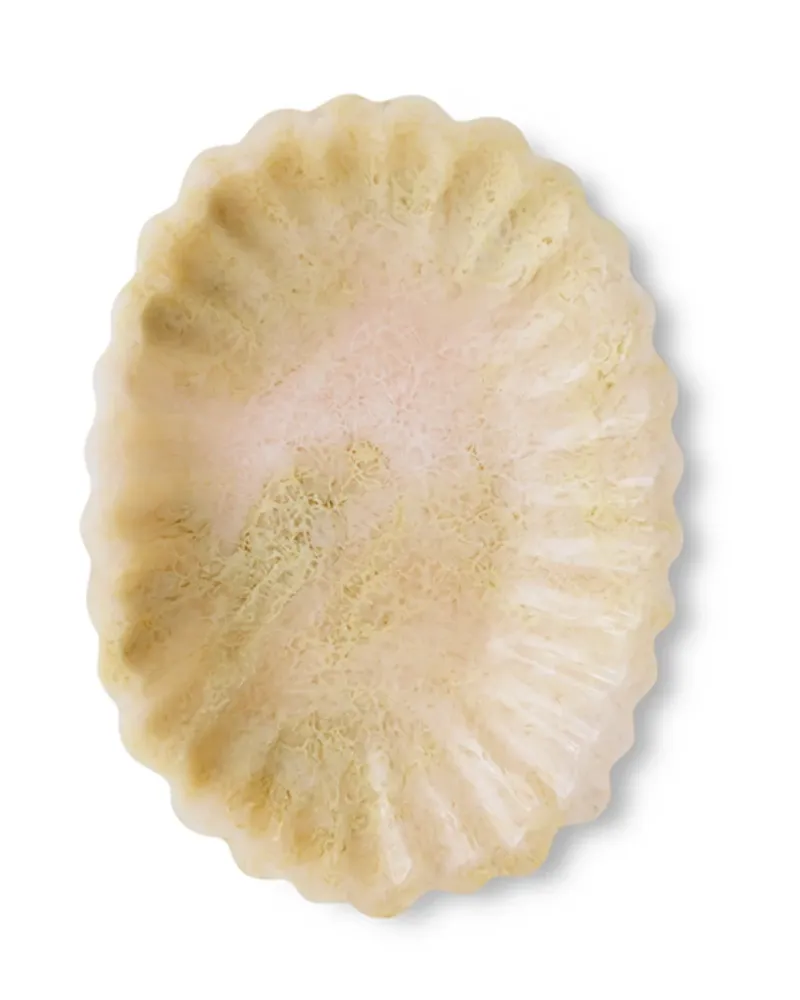 HKliving Schaal new classics resin tray ivory