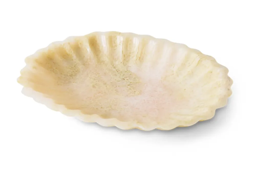 HKliving Schaal new classics resin tray ivory