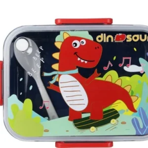 Home & Styling Bentobox met spork - 18x13x6cm - Draakje