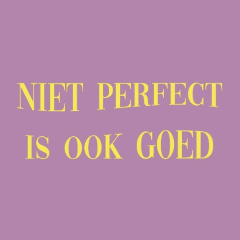 Magneettegeltje Niet perfect Homebound by KY