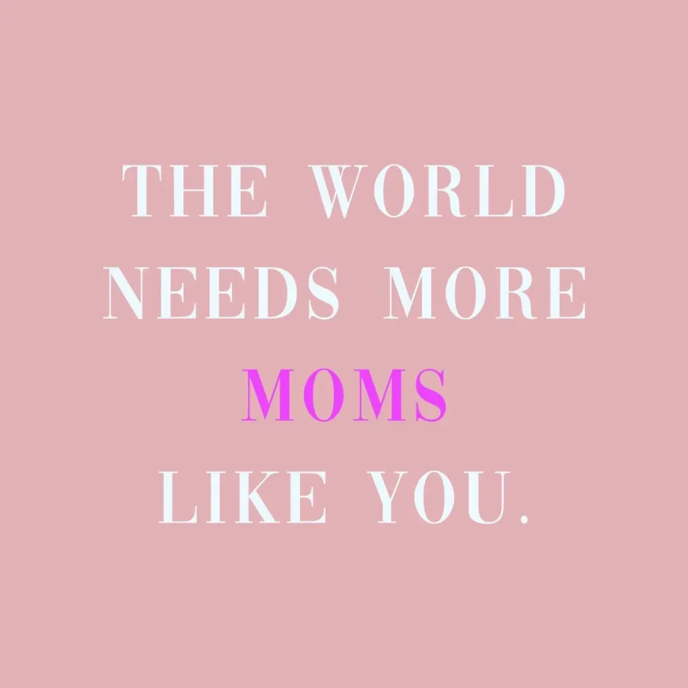 Tegeltje " world need more Moms like you" Homebound by KY