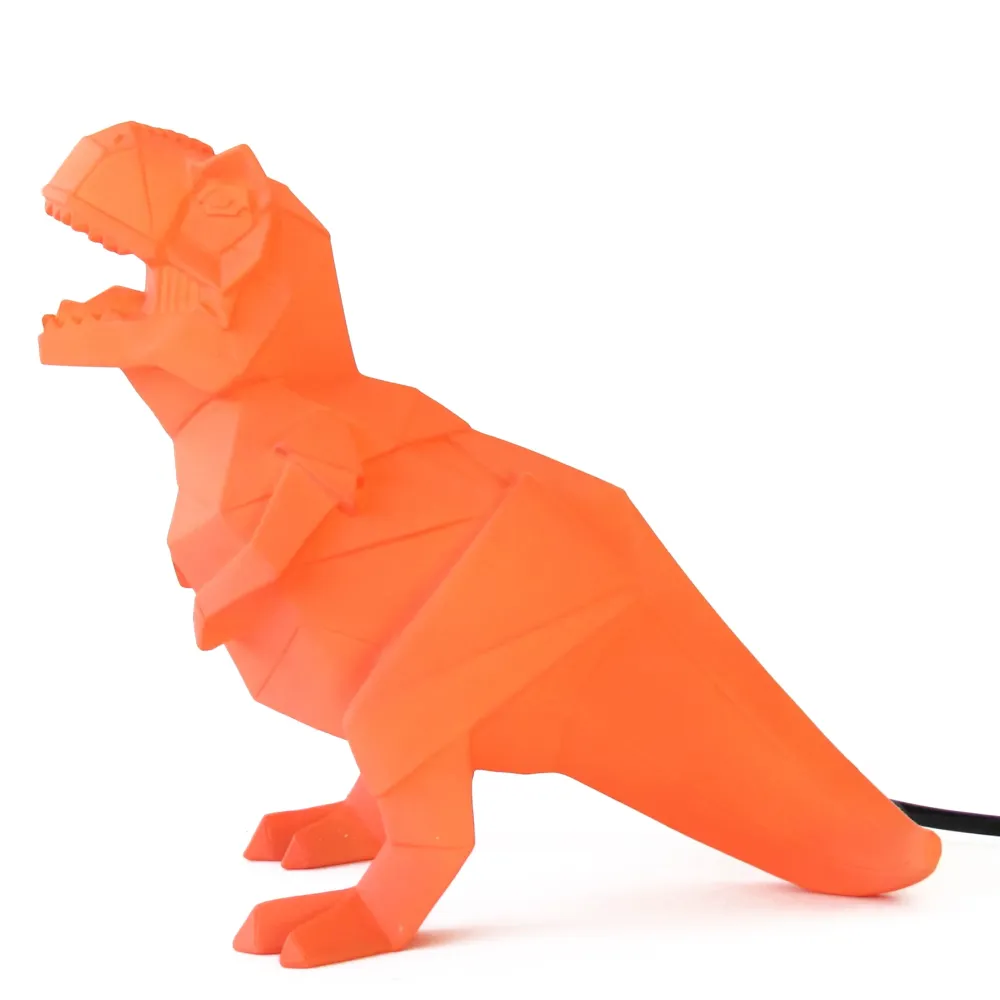 House Disaster oranje dinosaurus lamp