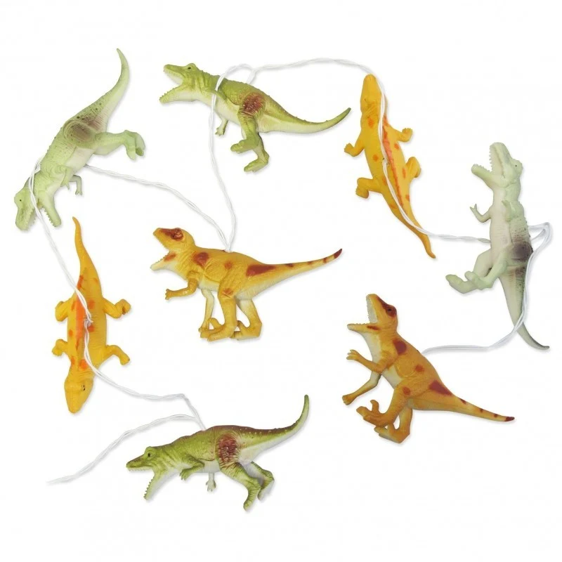 House Disaster string lights natural dinosaurs