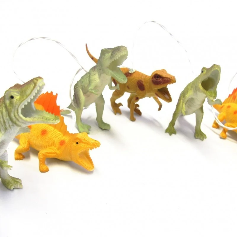 House Disaster string lights natural dinosaurs