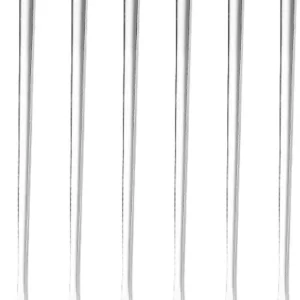 Dun Longdrinklepels 22cm Zilver 6 Stuks House of Husk