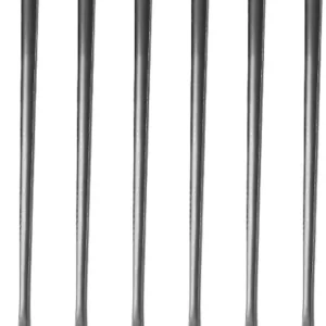 Dun Longdrinklepels 22cm Zwart 6 Stuks House of Husk