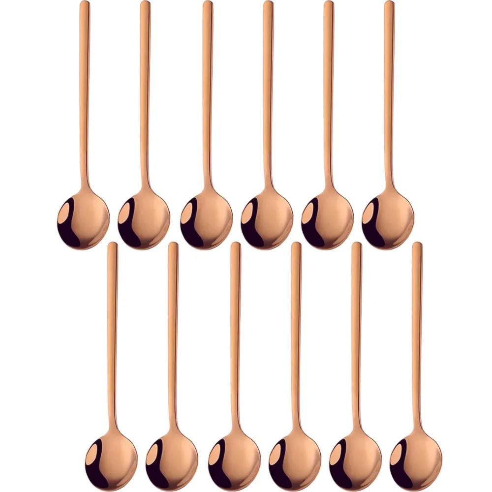 Theelepels 13cm Rose Goud 12 Stuks House of Husk