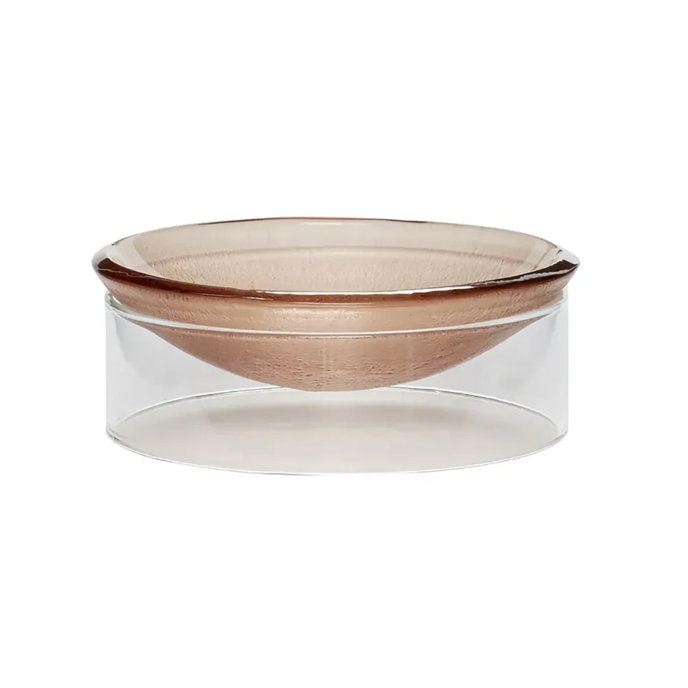 Hübsch kom Flow - glas - ø12xh4cm Hubsch