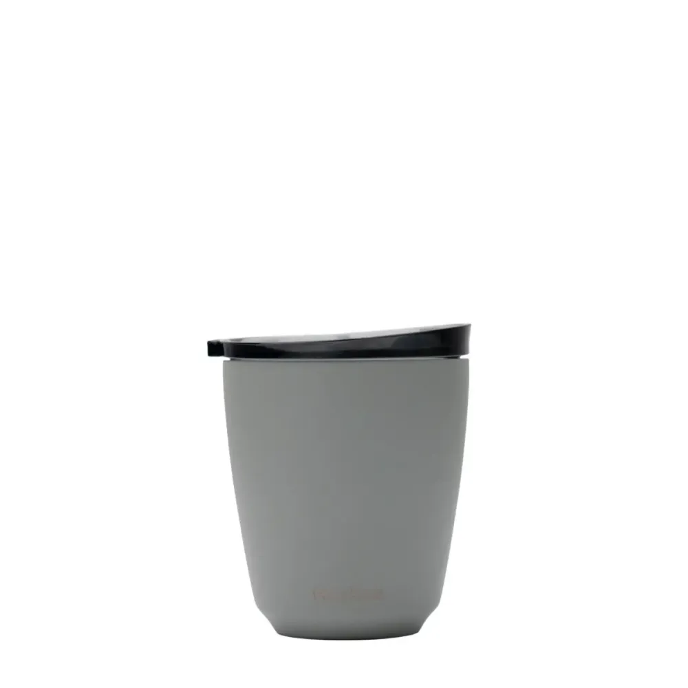 Huskee Stål mug 235 ml – duurzame koffiebeker van roestvrij staal