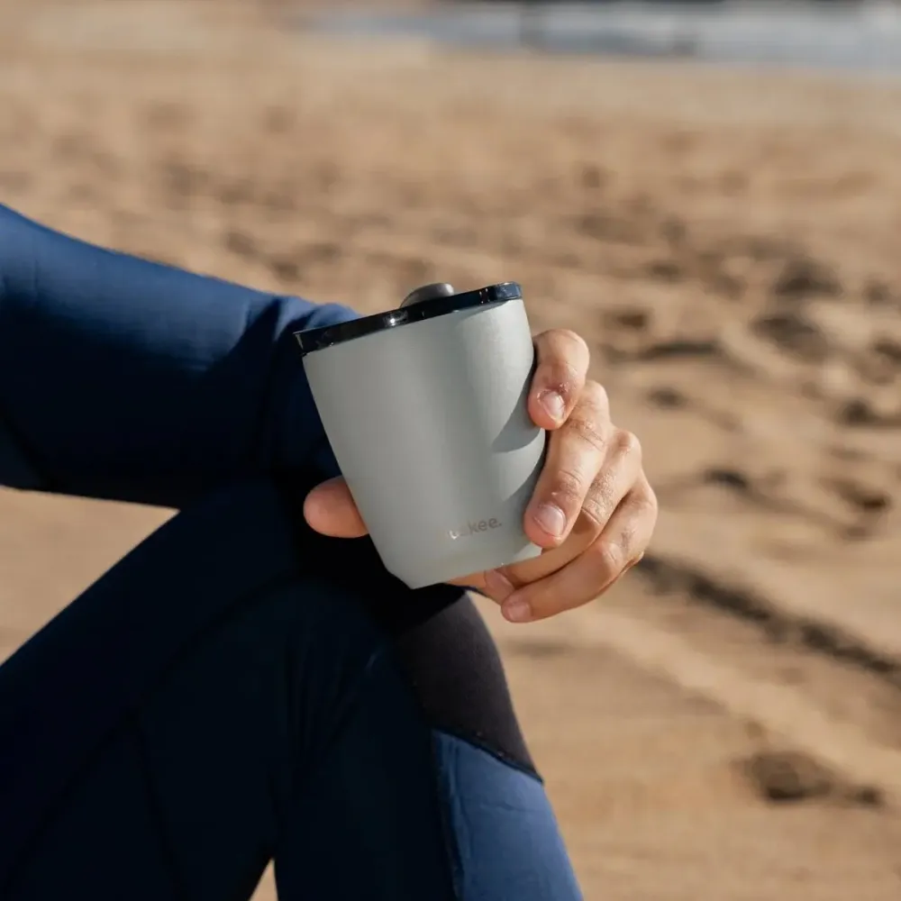 Huskee Stål mug 235 ml – duurzame koffiebeker van roestvrij staal