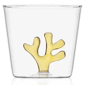Ichendorf Coral Reef waterglas / glas geel helder koraal Ichendorf Milano