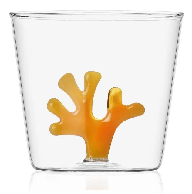 Ichendorf Coral Reef waterglas / glas oranje koraal Ichendorf Milano