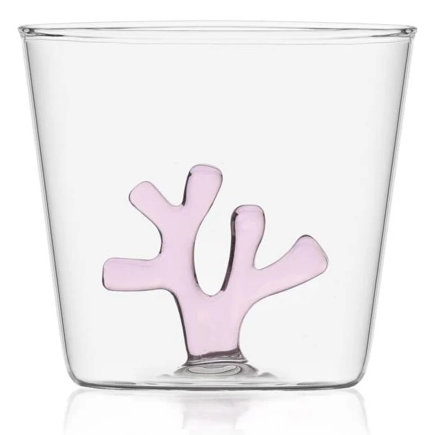 Ichendorf Coral Reef waterglas / glas roze koraal Ichendorf Milano