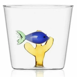 Ichendorf Marine Garden waterglas blauwe vis, amber zeewier Ichendorf Milano