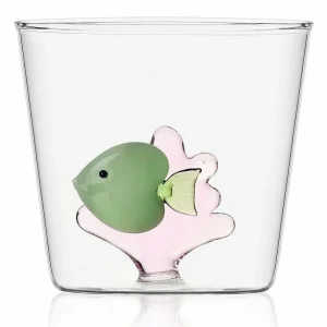Ichendorf Marine Garden waterglas groene vis, roze zeewier Ichendorf Milano