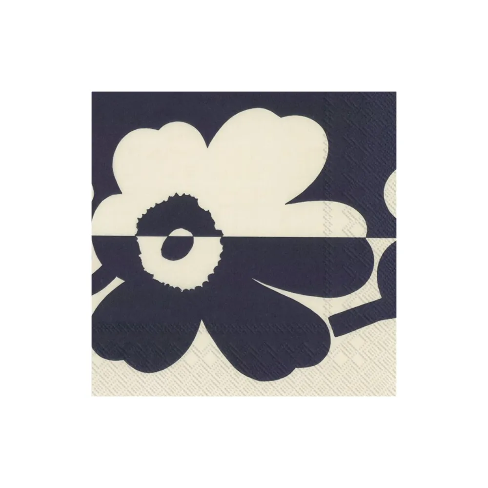 Ihr Papieren Servetten Marimekko Suur Unikko Linen Blauw 33/33