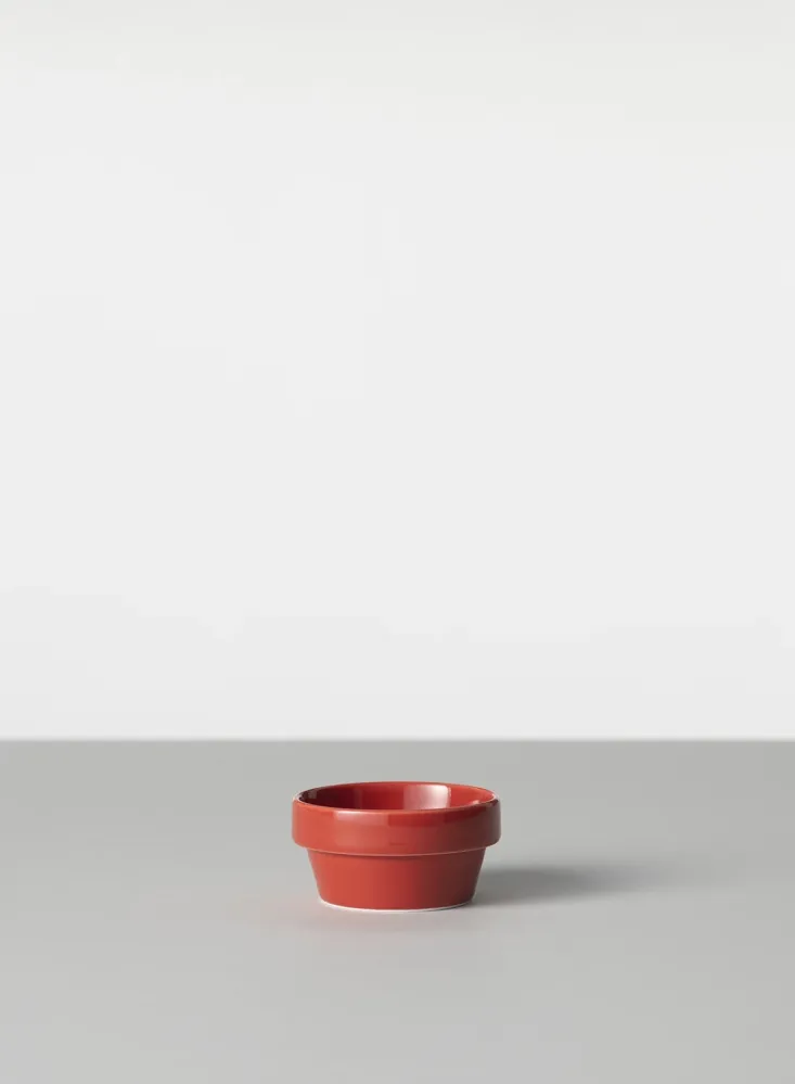 Blockbowl klein, Rood - Hasami Interior Objects