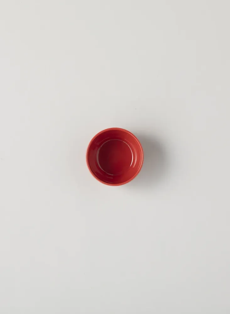 Blockbowl klein, Rood - Hasami Interior Objects