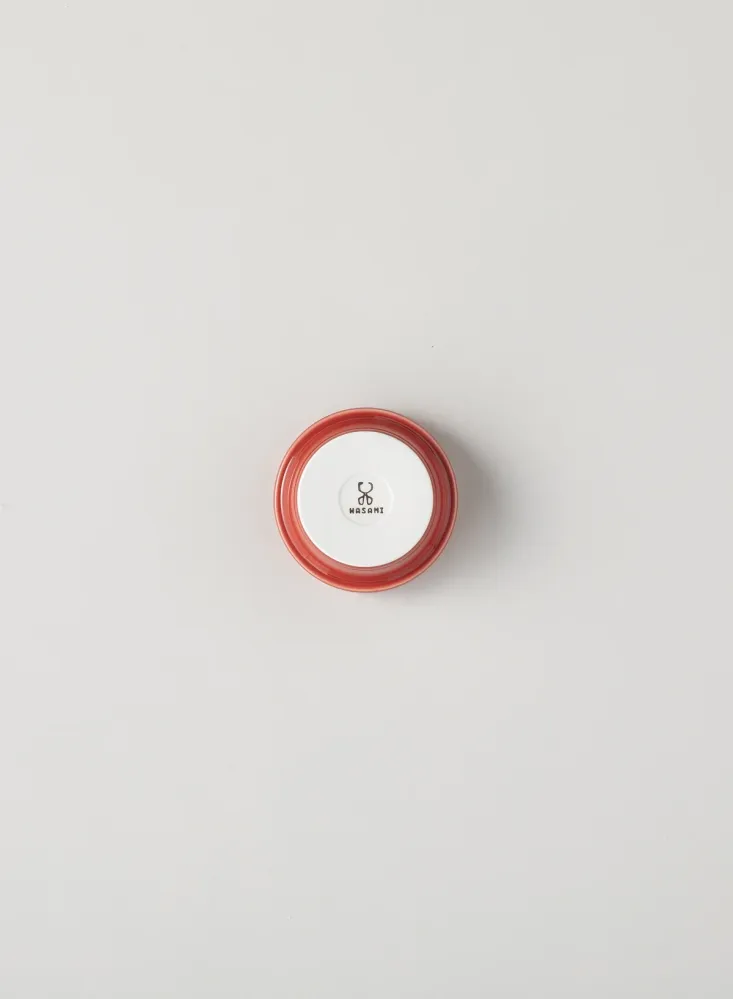 Blockbowl klein, Rood - Hasami Interior Objects