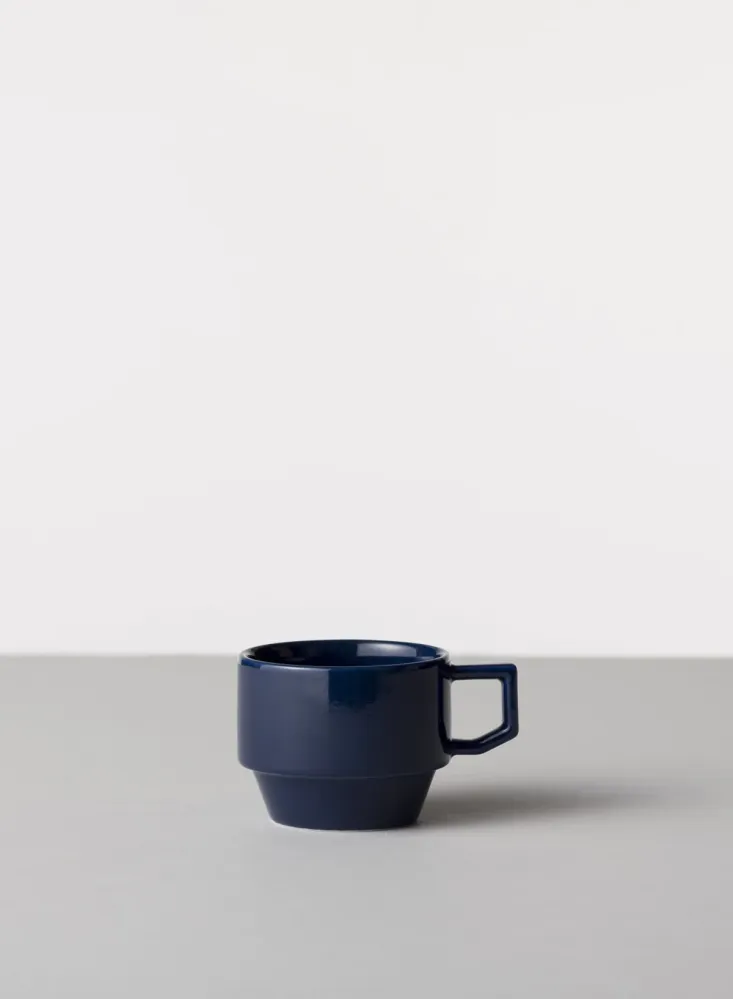 Blockmug, marineblauw - Hasami Interior Objects