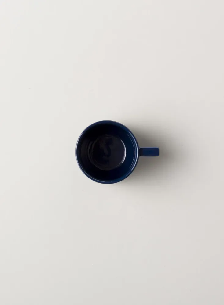 Blockmug, marineblauw - Hasami Interior Objects