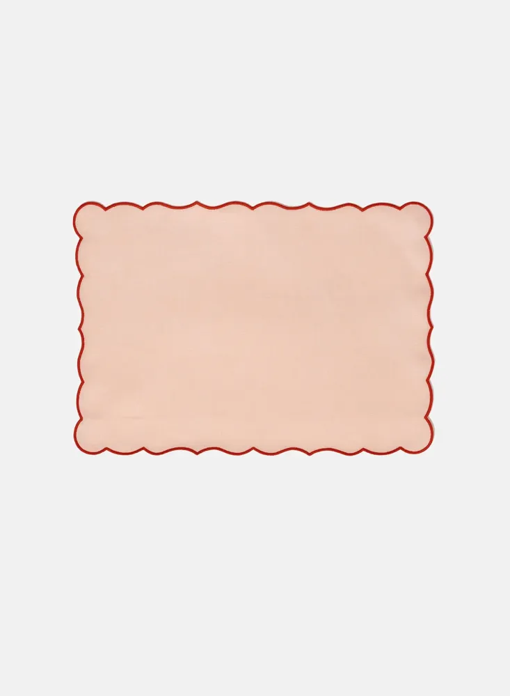 Lido Placemat, roze/rood - Chiarastella Cattana Interior Objects