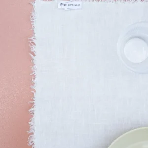 Table Napkin Fringes, Off White - Linge Particulier Interior Objects