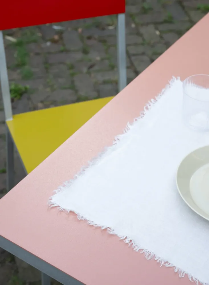 Table Napkin Fringes, Off White - Linge Particulier Interior Objects